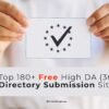 Free High DA Directory Submission Sites