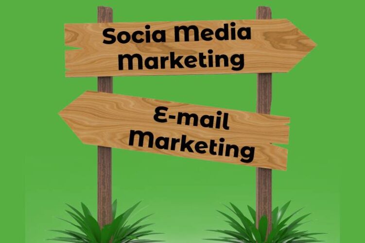 Social media marketing and email marketing
