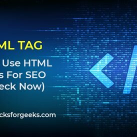 HTML TAG for SEO